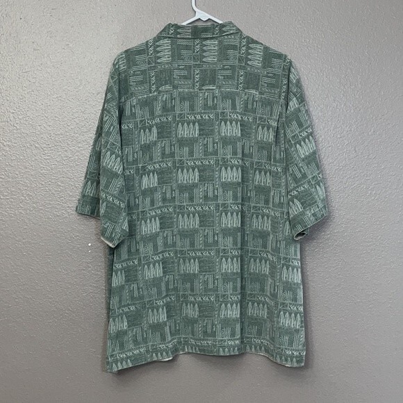 Jamaica Jaxx Men’s Silk Hawaiian Vacation Short Sleeve Button Down Shirt XXL - Picture 10 of 12